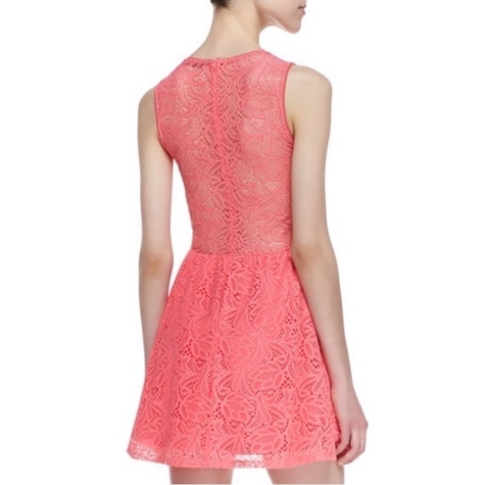 For Love & Lemons Lace Pink Lulu Dress XS - Picture 3 of 9